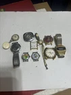 Vintage Watch Lot for Parts or Repair Lot of 10 TIMEX & MORE