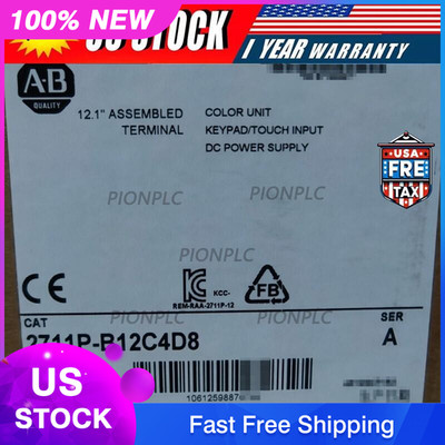 2711P-B12C4D8 AB PanelView Plus 1250 Keypad/Touch Color 12'' New Spot Goods！