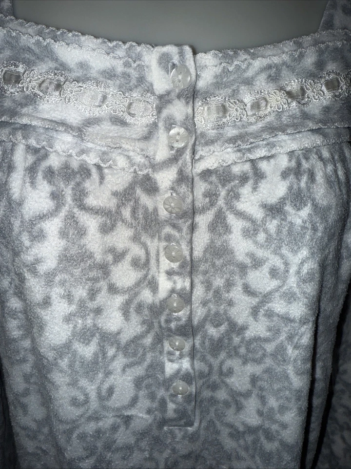 Camisola de lã cinza manga longa GG - Imagem 3 de 4