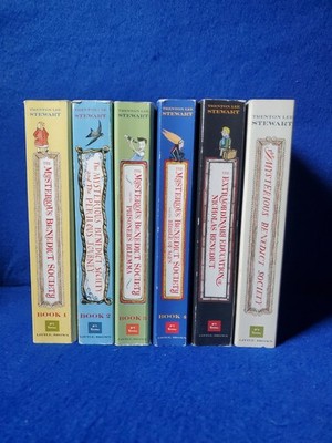 The Mysterious Benedict Society Series Set of 6 Trenton Lee Stewart PB Books