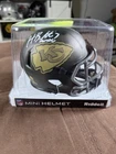 HARRISON BUTKER Signed Kansas City Chiefs Riddell STS Mini Helmet METABILIA COA