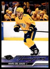2023-24 Upper Deck Young Guns Marc Del Gaizo Rookie Nashville Predators #498