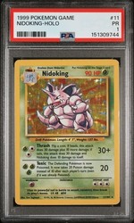 Nidoking 11/102 Base Set Holo Rare