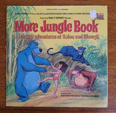 More Jungle Book SEALED Disney 12'' LP Further Adventures of Baloo NEW ORIGINAL