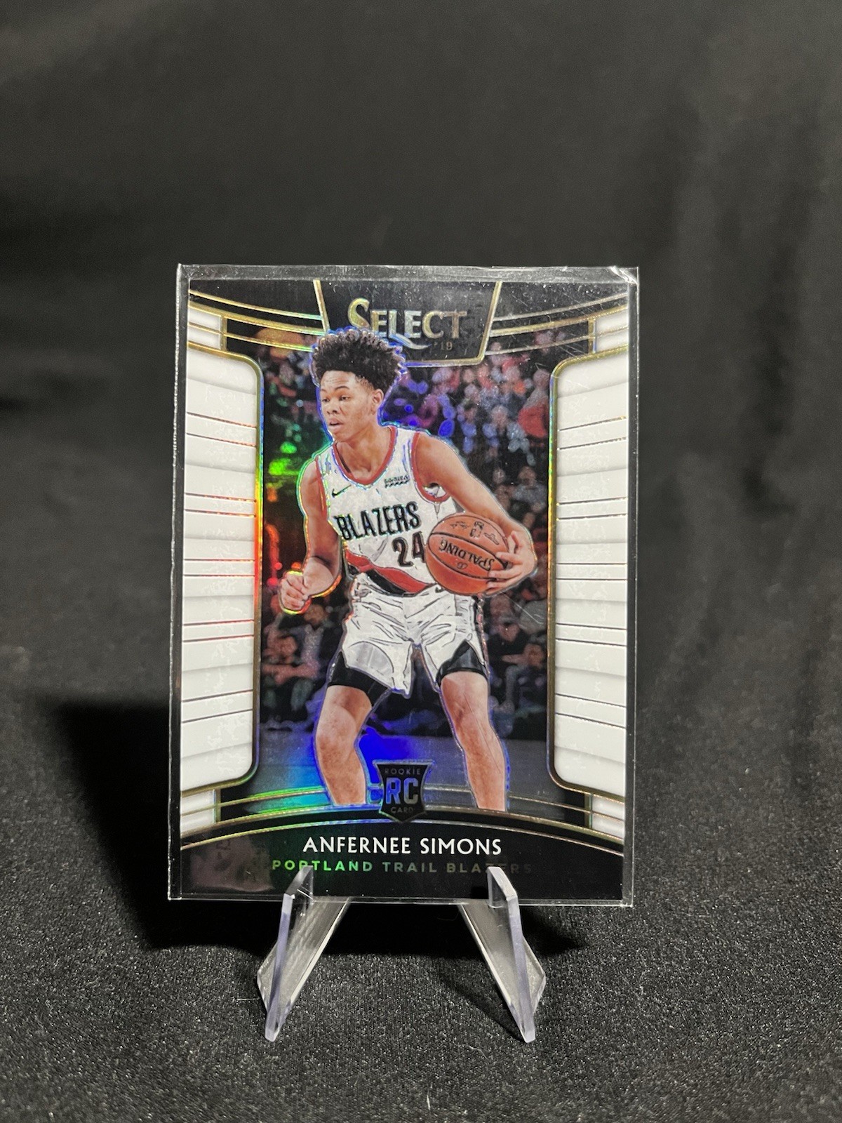 2018-19 Panini Select - Concourse Anfernee Simons #39 White Prizm /149 (RC)