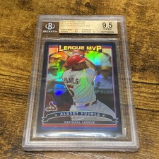 2006 Topps Chrome - Albert Pujols #273 Black Refractor /549 BGS 9.5 229