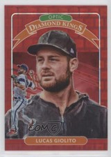 2020 Donruss Optic Diamond Kings FOTL Red Pandora Prizm 4/79 Lucas Giolito 0j4n