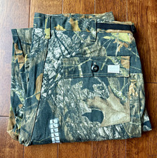 Vintage Jerzees Outdoors Mossy Oak Camo Hunting Cargo Pants Adjustable Size L