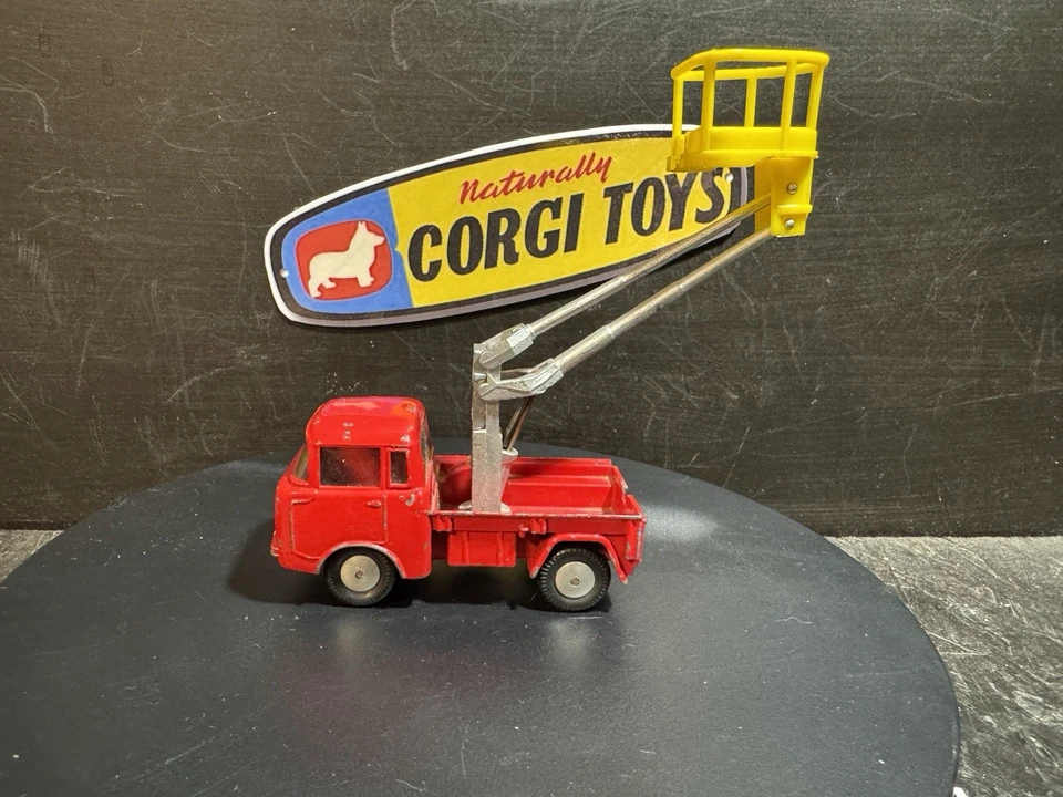 Jeep FC-150 Corgi Toys Tower Wagon TURMWAGEN Hebebühne Arbeitskorb Vintage 1:43 - Bild 2 von 4