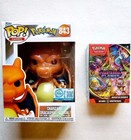 Pokemon TCG PHANTASMAL FLAMES Booster Bundle & CHARIZARD Funko Pop #843 From PC!