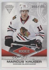 2011 Panini Titanium Rookie Draft Position Number 50/100 Marcus Kruger #185 xp6