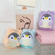2023 Cute Penguin Plush Keychain Kawaii Cartoon Bag Charm for Girls Ladies