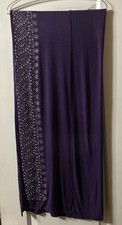 Premium Rhinestone Cotton Jersey Maxi Hijab Scarf Shawl Wrap Islam Muslim