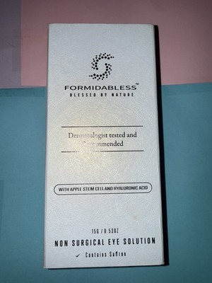 Formidabless Eye Solution 15g Apple Stem Cell Saffron for Dark Circles