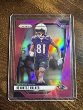 DEVONTEZ WALKER PINK PRIZM ROOKIE 2024 PANINI PRIZM FOOTBALL 