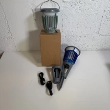 Wisely Solar Bug Zapper Lanterns Removable Spikes – 2PK