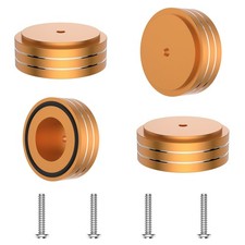 Tertullus 4 Pcs Speaker Feet Aluminum HiFi Turntable Feet Isolation Feet