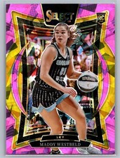 2025 Panini Select WNBA #95 Maddy Westbeld Pink Ice Prizms