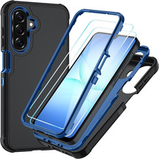For Galaxy A17 5G Case : Shockproof Phone Cover with HD Screen Protector,Hybrid