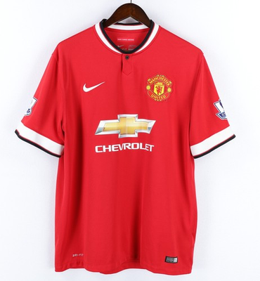 #ad Manchester United Home Football Shirt 2014 Soccer Nike #10 Rooney Jersey Size XL $95.99