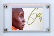 Cynthia Erivo Autographed Trading Card Sized Signed Cut Wicked ACOA