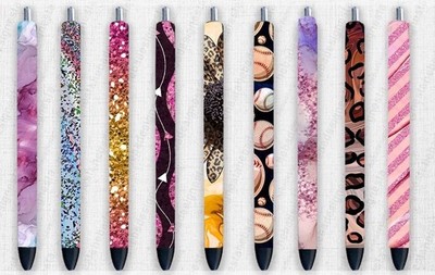 Pen Resin Supplies Set with Ink Refills DIY Epoxy Craft Kit
