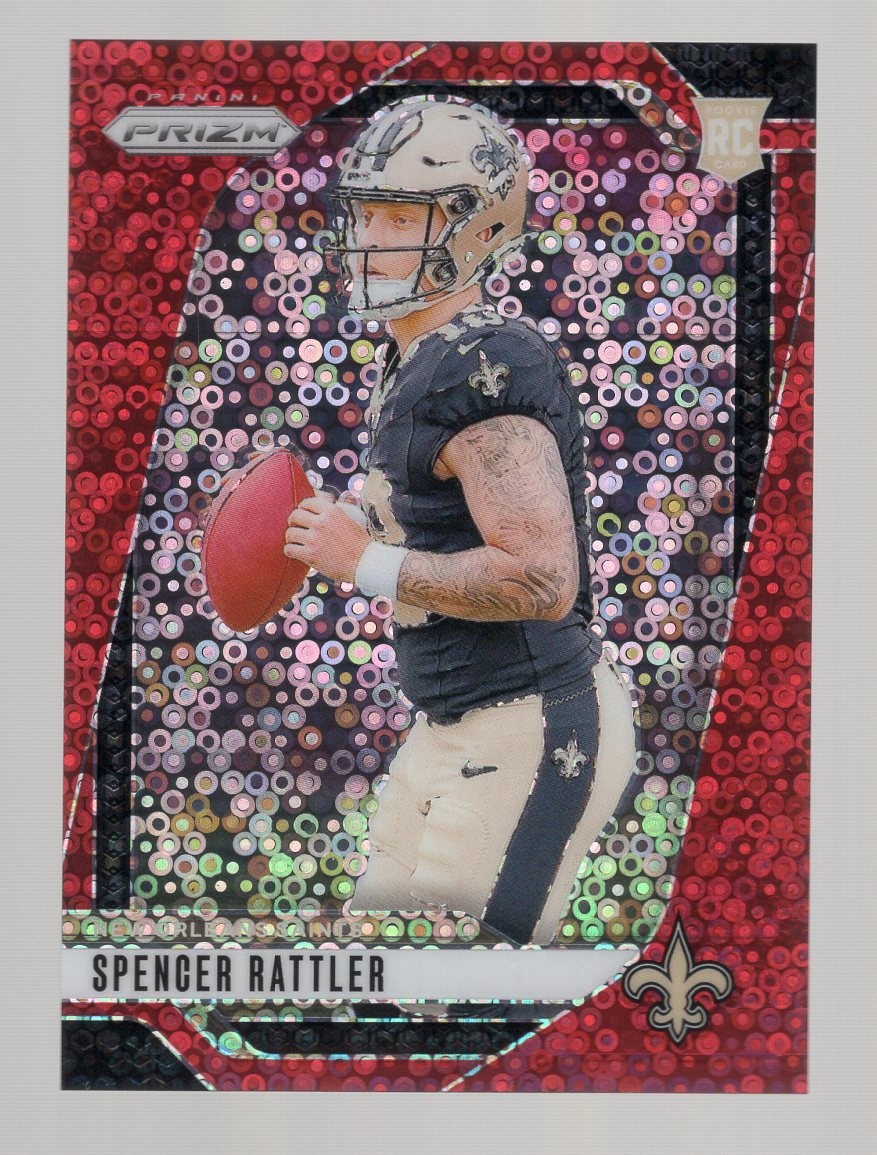 SPENCER RATTLER 2024 PANNI PRIZM RED DISCO PRIZM RC #02/75 **SAINTS** #388