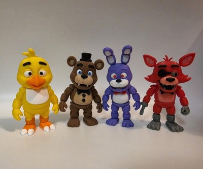 3'' Articulated Horror Animatronic Set - 4 Piece 3D Printed Poseable Figures