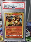 2019 POKEMON SUN & MOON TEAM UP CRACKED ICE #14 CHARIZARD HOLO PSA 10