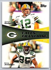 2011 Topps Faces of the Franchise  Aaron Rodgers/Greg Jennings FF-RJ