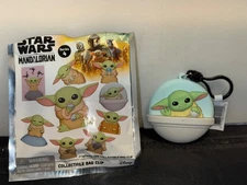 Monogram Star Wars The Mandalorian Grogu Inside N-1 3D Foam Bag Clip Keychain