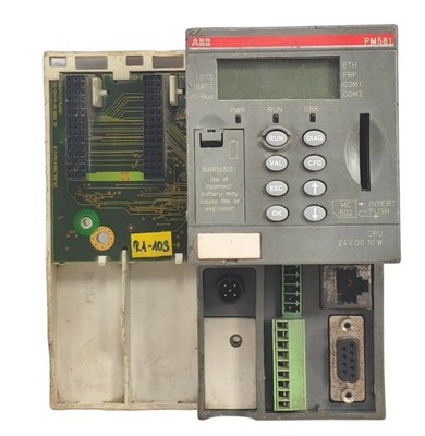 ABB PM581-ETH P1SAP140100R0170 Plc Mini CPU 256KB 24VDC TB521-ETH
