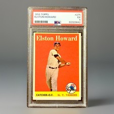 1958 Topps Elston Howard PSA 5 #275 Yankees Vintage HOF