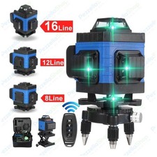 Livella Laser Tracciatore Autolivellante 16 Linee 4D Con Asta e Accessori