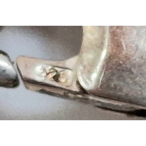 925 Sterling Silver Bright Cut Chain Of Hearts Bracelet Sky - Picture 16 of 16