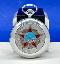 Molnija 3602 ornament vintage pocket watch ChChZ Watch Factory USSR Soviet