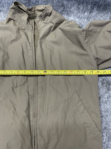 Red Herring Men’s Harrington Jacket Khaki Tan Lightweight Zip Up Size M - Picture 8 of 9