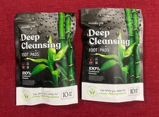 NUUBU Premium Detox Foot Pads Remove Toxin Deep Cleansing 20 Pads Total - 2 Bags