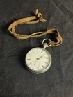 VTG Swiss Billodes Zenith Pocket Watch .800 Silver 15 Rubis Antique 1889 Expo