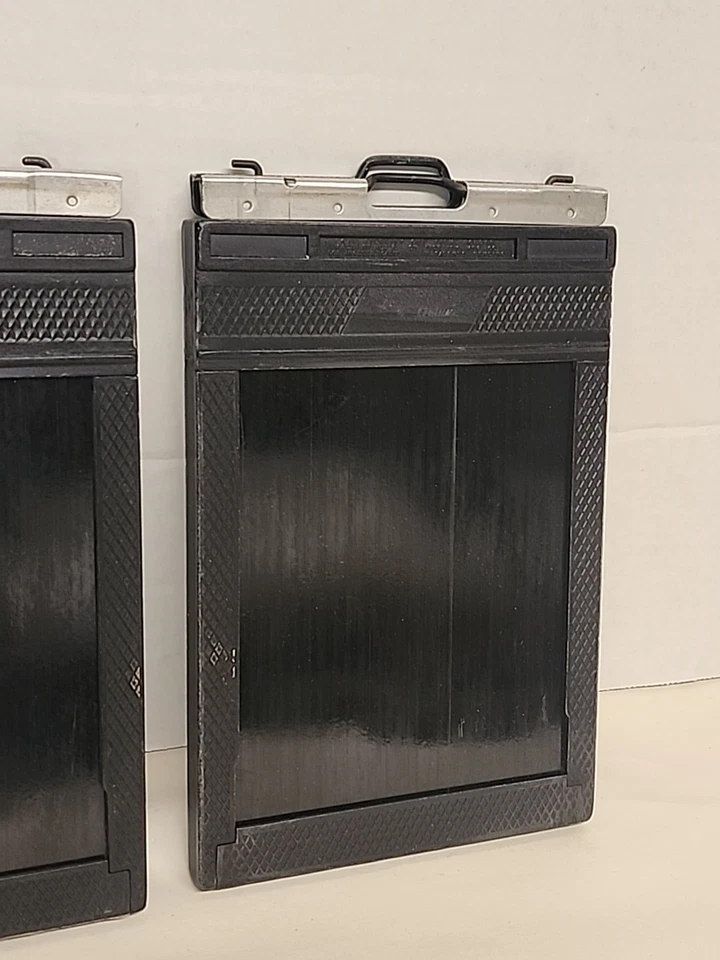 Fidelity Deluxe Lot of 3 Plastic Film Holder for 4x5 Cut Sheet Film Vintage - Image 4 of 4