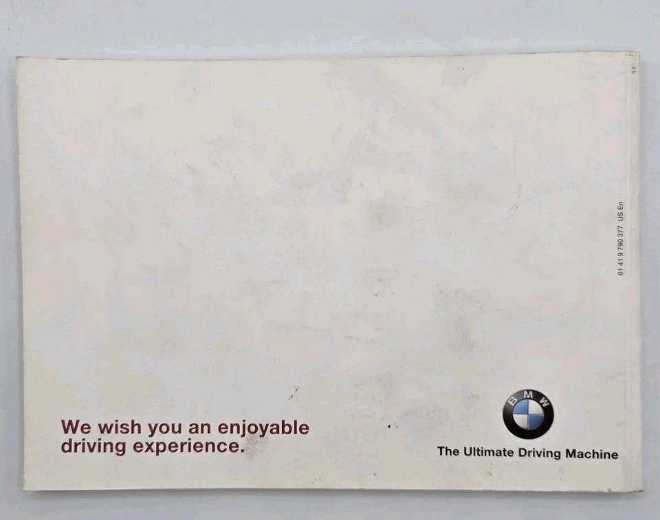 BMW Serie 3 1997 sedán manual del propietario libro 318i,318is,323i,323is,328i,328is EE. UU. Foto 2 de 4