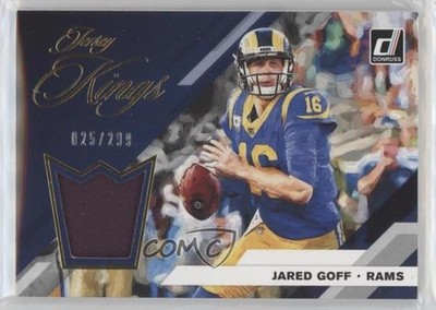 2019 Panini Donruss Jersey Kings /299 Jared Goff #JK-18 l3b