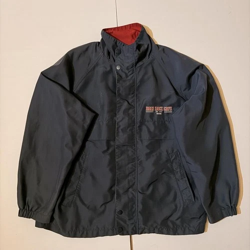 90s vintage Hard Rock Cafe navy miami windbreaker jacket video thumbnail