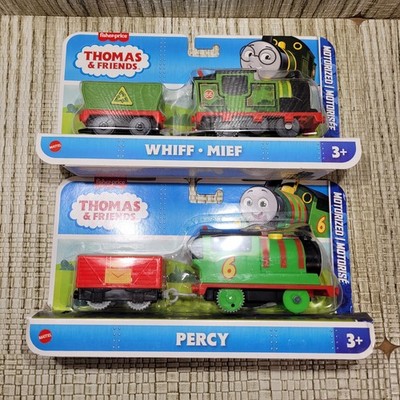 NEW Mattel Thomas & Friends Motorized WHIFF MIEF AND PERCY