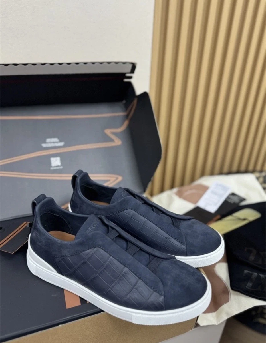 Blue Casual Shoes Ermenegildo Zegna for Men for sale | eBay