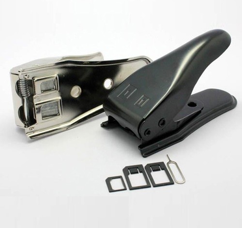 All in 1 micro nano SIM Card Cutter Punch for iPhone 4S 5 5S 5c 4 S4 S5 adapter - Bild 3 von 4