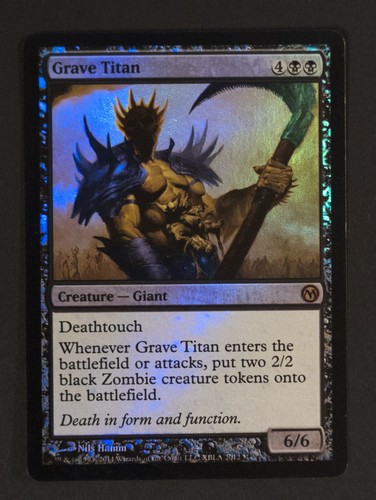 Grave Titan PROMO FOIL Magic the Gathering MtG Karte Duels of the Planeswalkers