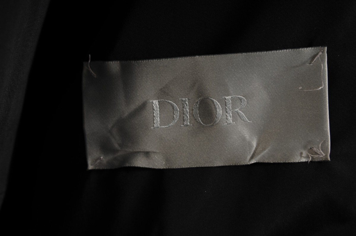 Dior Mens Oblique Logo Down Puffer Jacket Large IT 50 Black Dior Mens Oblique Logo Down Puffer Jacket Large IT 50 Black