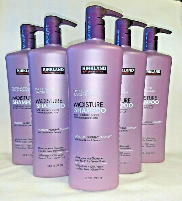5 Kirkland Signature Moisture Shampoo 33.8 Oz eBay