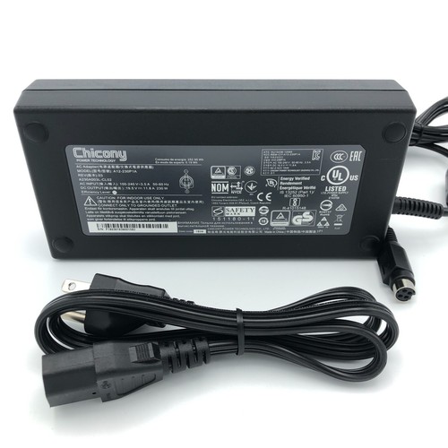 NEW Original Chicony AC Adapter A12-230P1A 19.5V 11.8A 230W 4-pin Laptop Charger - Picture 10 of 11